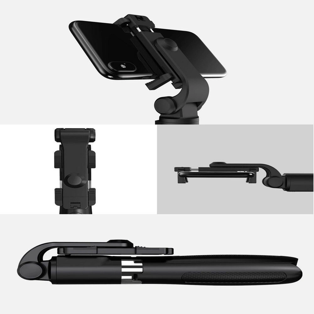 Kijek do selfie Tech-Protect L01s Wireless Selfie Stick Tripod Black