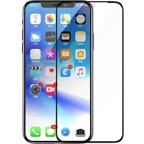 Kup Sticlă securizată Benks X-Pro+ 3D 0.2mm iPhone 11/iPhone XR 6.1 Negru - BKS185BLK - {ean13} - Sklep Home Screen