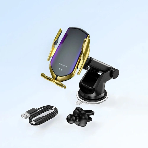 Kup Upevnění do auta Tech-Protect R2 Car Mount Wireless Charger Silver - THP185SLV - {ean13} - Sklep Home Screen