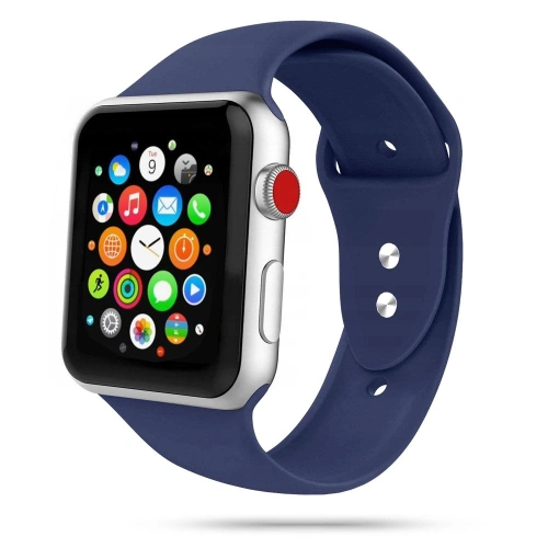 Kup Pasek Tech-Protect Iconband Apple Watch 4/5/6/7/SE/8/9/Ultra 44/45/49mm Éjféli Kék - THP195MIDBLU - {ean13} - Sklep Home Screen