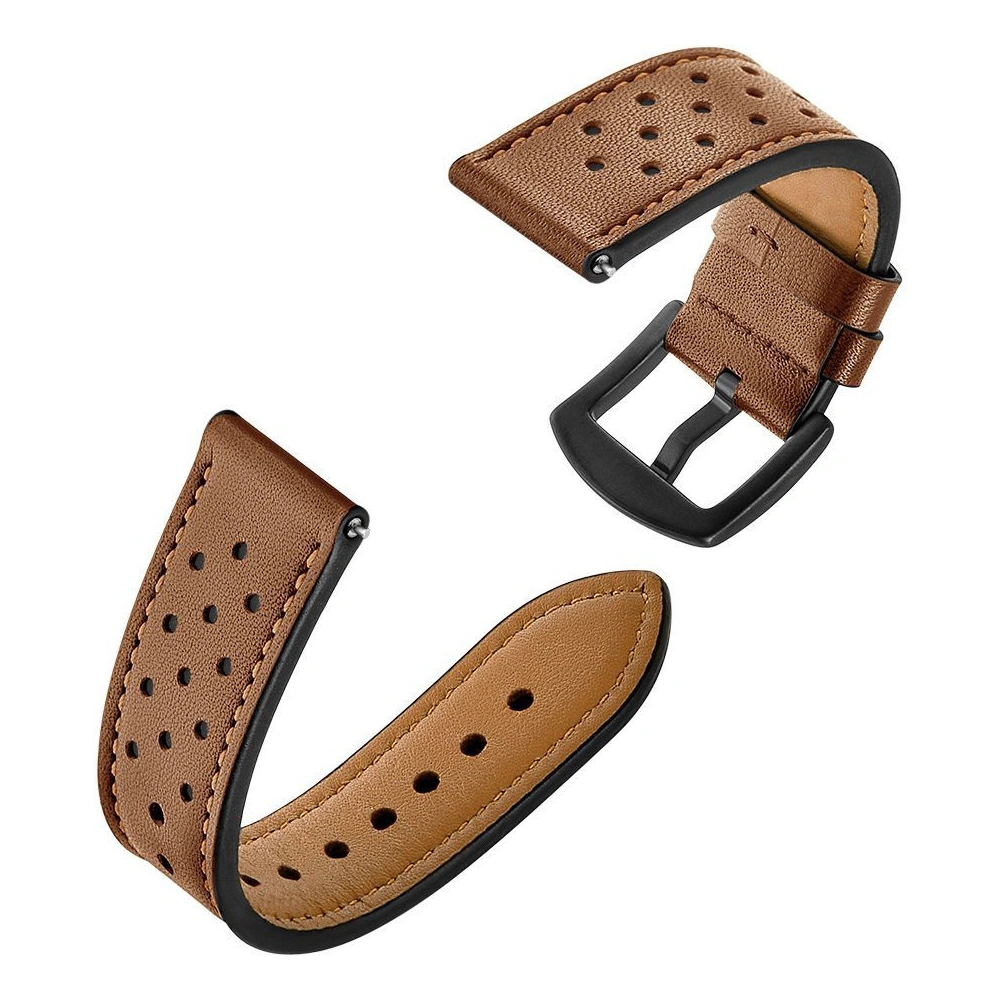 Pasek Tech-Protect Leather Samsung Galaxy Watch 3 45mm Brown