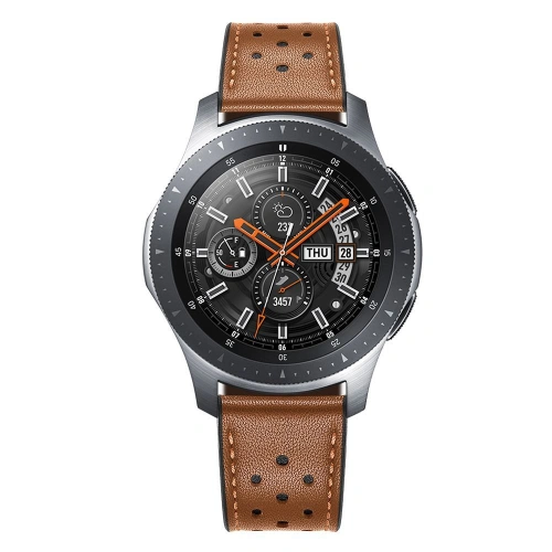 Kup Pasek Tech-Protect Leather Samsung Galaxy Watch 3 45mm Hnědý - THP218BR - {ean13} - Sklep Home Screen