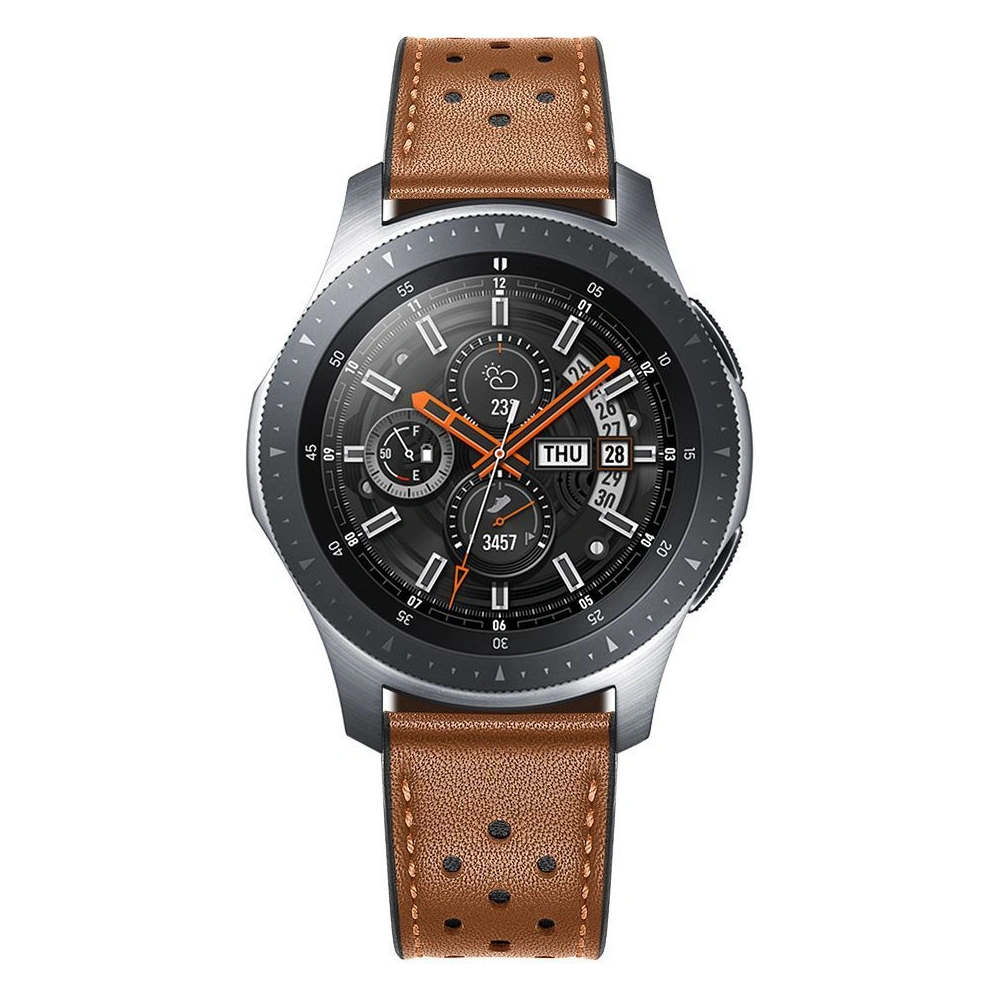 Pasek Tech-Protect Leather Samsung Galaxy Watch 3 45mm Brown