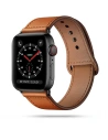 Kup Pasek Tech-Protect Leatherfit Apple Watch 4/5/6/7/SE/8/9/Ultra 44/45/49mm Hnědý - THP235BR - {ean13} - Sklep Home Screen