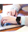 Kup Pasek Tech-Protect Leatherfit Apple Watch 4/5/6/7/SE/8/9/Ultra 44/45/49mm Černý - THP234BLK - {ean13} - Sklep Home Screen
