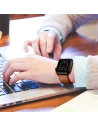 Kup Pasek Tech-Protect Leatherfit Apple Watch 4/5/6/7/SE/8/9/Ultra 44/45/49mm Hnědý - THP235BR - {ean13} - Sklep Home Screen
