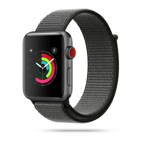 Kup Pasek Tech-Protect Nylon Apple Watch 4/5/6/7/SE/8/9/Ultra 44/45/49mm Tmavě olivová - THP238OLI - {ean13} - Sklep Home Screen