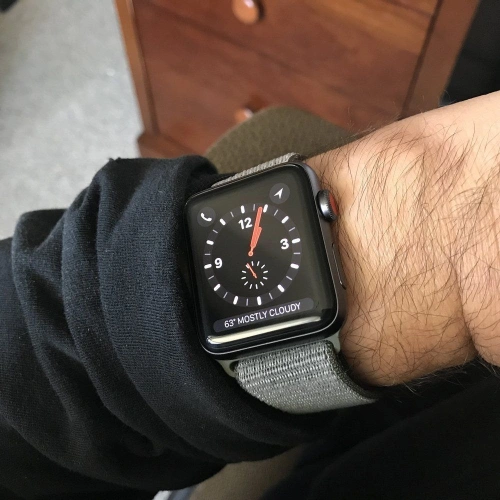 Kup Pasek Tech-Protect Nylon Apple Watch 4/5/6/7/SE/8/9/Ultra 44/45/49mm Tmavě olivová - THP238OLI - {ean13} - Sklep Home Screen