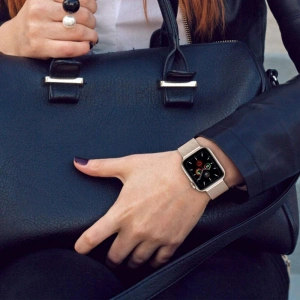 Kup Bransoleta Tech-Protect Milaneseband Apple Watch 4/5/6/7/SE 44/45mm Fekete - THP243BLK - {ean13} - Sklep Home Screen