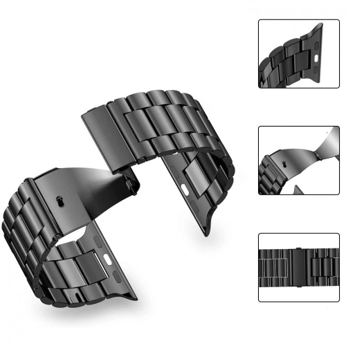 Kup Bransoleta Tech-Protect Stainless Apple Watch 4/5/6/7/SE 44/45mm Black - THP251BLK - {ean13} - Sklep Home Screen