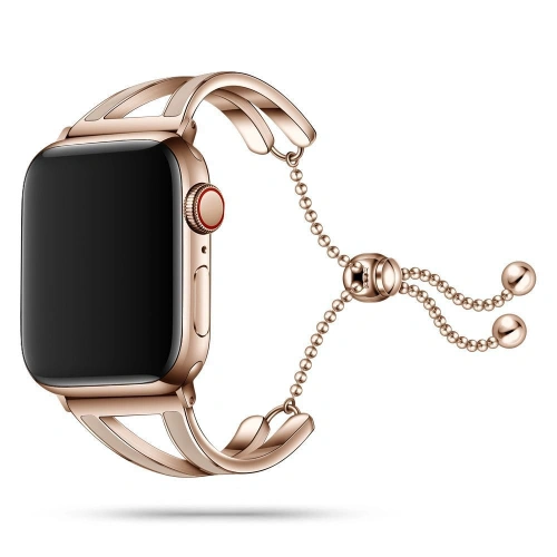 Kup Tech-Protect Chainband Apple Watch 4/5/6/7/SE/8/9/10 40/41/42mm Gold - THP252GLD - {ean13} - Sklep Home Screen