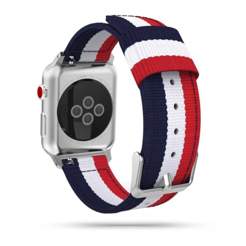 Kup Pasek Tech-Protect Welling Apple Watch 4/5/6/7/SE/8/9/Ultra 44/45/49mm Námořnická/modrá - THP253NAVRED - {ean13} - Sklep Home Screen