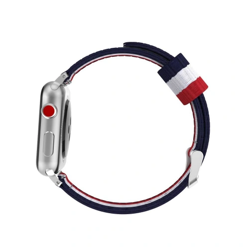 Kup Pasek Tech-Protect Welling Apple Watch 4/5/6/7/SE/8/9/Ultra 44/45/49mm Námořnická/modrá - THP253NAVRED - {ean13} - Sklep Home Screen