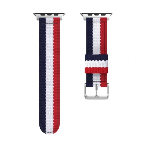 Kup Pasek Tech-Protect Welling Apple Watch 4/5/6/7/SE/8/9/Ultra 44/45/49mm Navy/red - THP253NAVRED - {ean13} - Sklep Home Screen