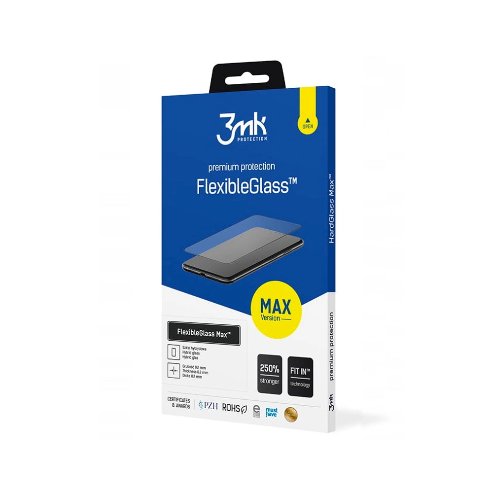 Szkło hybrydowe 3MK FlexibleGlass Max Apple iPhone 13 Pro Max czarne