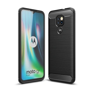 Kup Etui Tech-Protect TPUCarbon Motorola Moto G9 Play/E7 Plus Black - THP270BLK - {ean13} - Sklep Home Screen