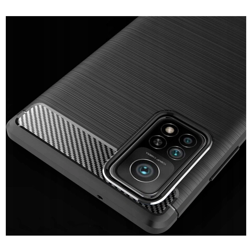 Etui Tech-Protect TPUCarbon Xiaomi Mi 10T/Pro Black