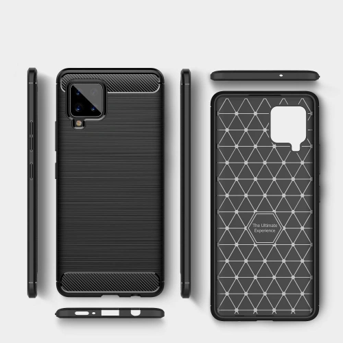 Kup Etui Tech-Protect TPUCarbon Samsung Galaxy A42 5G Negru - THP302BLK - {ean13} - Sklep Home Screen