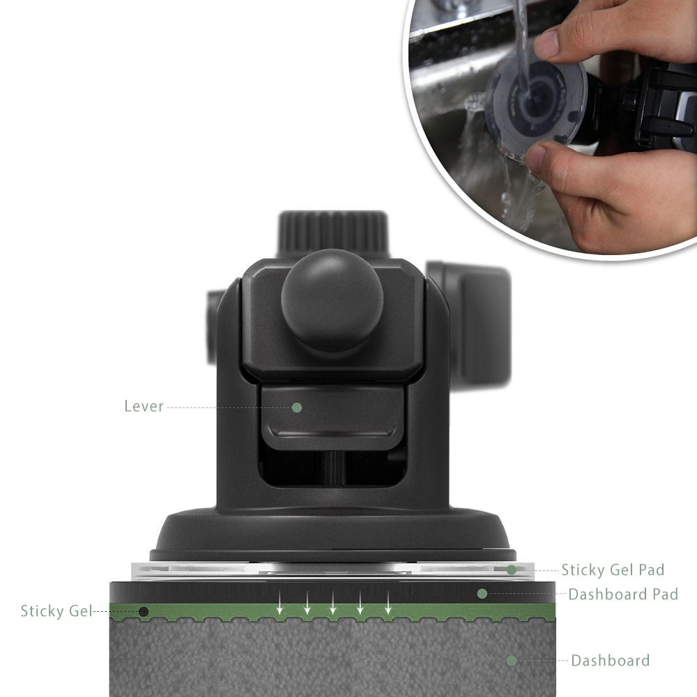 Uchwyt samochodowy Tech-Protect Dash & Windshield Car Mount Black