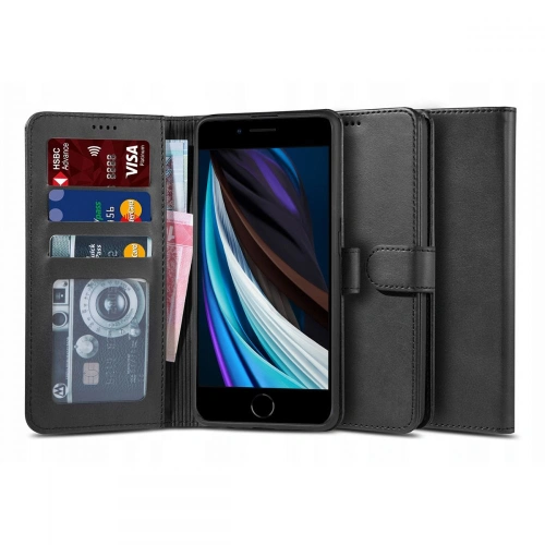 Kup Etui Tech-Protect Wallet 2 Apple iPhone SE 2022/SE 2020/8/7 Černá - THP314BLK - {ean13} - Sklep Home Screen