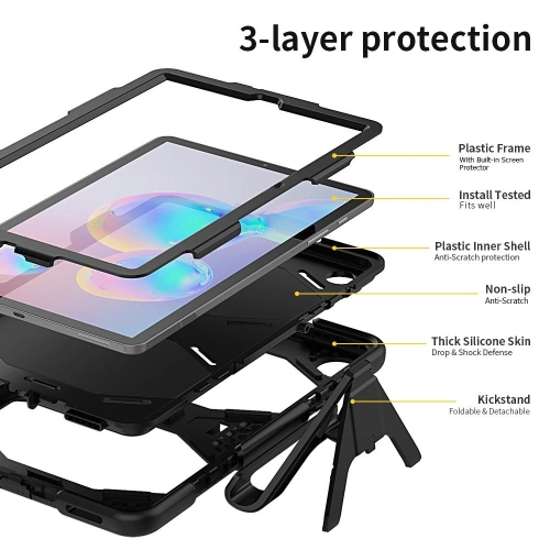 Buy Tech-Protect Survive Samsung Galaxy Tab S6 Lite 10.4 2022/2020 Black - THP320BLK - {ean13} - Home Screen Store Europe