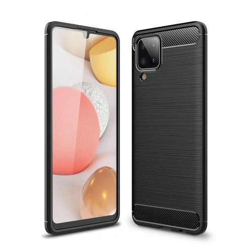 Kup Etui Tech-Protect TPUCarbon Samsung Galaxy A12 Fekete - THP334BLK - {ean13} - Sklep Home Screen