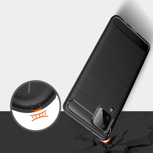 Kup Etui Tech-Protect TPUCarbon Samsung Galaxy A12 Fekete - THP334BLK - {ean13} - Sklep Home Screen