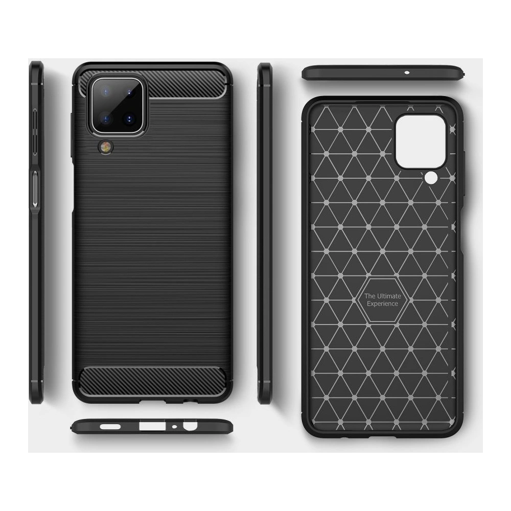 Etui Tech-Protect TPUCarbon Samsung Galaxy A12 Black