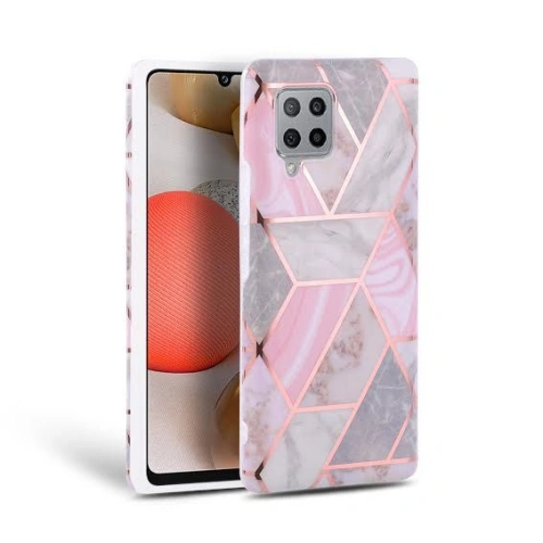 Kup Case Tech-Protect Marmor Samsung Galaxy A42 5G Pink - THP336PNK - {ean13} - Sklep Home Screen