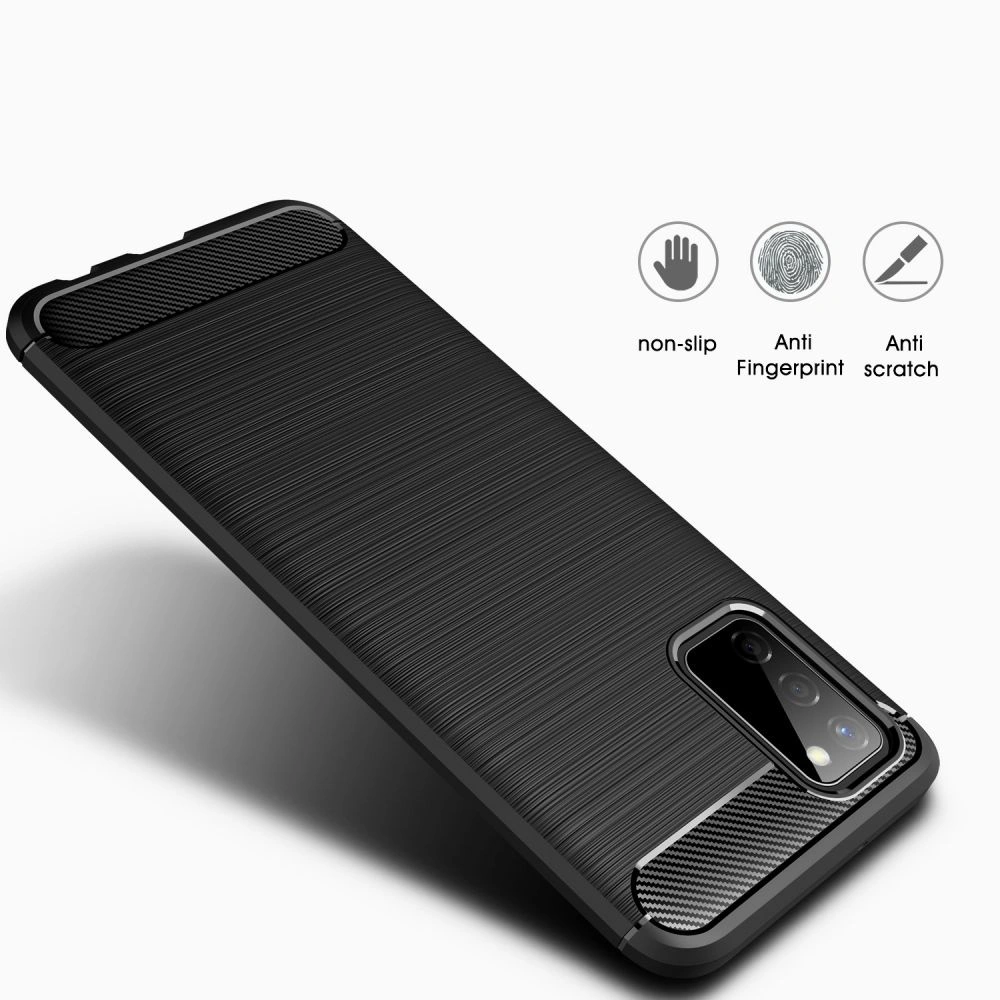 Etui Tech-Protect TPUCarbon Samsung Galaxy A02s Black