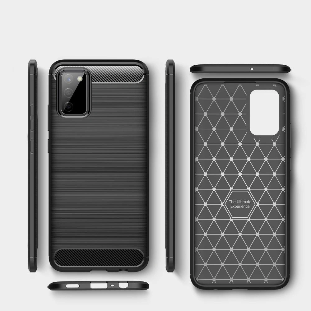 Etui Tech-Protect TPUCarbon Samsung Galaxy A02s Black