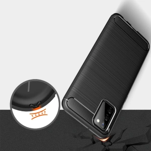 Kup Etui Tech-Protect TPUCarbon Samsung Galaxy A02s Fekete - THP337BLK - {ean13} - Sklep Home Screen