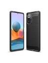 Etui Tech-Protect TPUCarbon Redmi Note 10 Pro Black