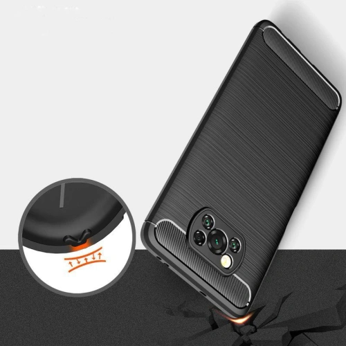 Kup Case Tech-Protect TPUCarbon POCO X3 Pro/X3 NFC Schwarz - THP392BLK - {ean13} - Sklep Home Screen