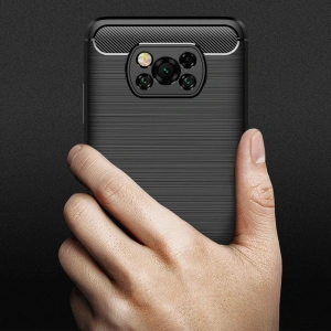 Kup Etui Tech-Protect TPUCarbon POCO X3 Pro/X3 NFC Black - THP392BLK - {ean13} - Sklep Home Screen