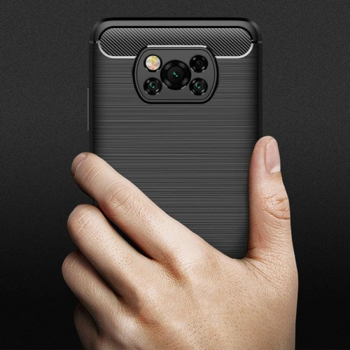 Kup Case Tech-Protect TPUCarbon POCO X3 Pro/X3 NFC Schwarz - THP392BLK - {ean13} - Sklep Home Screen