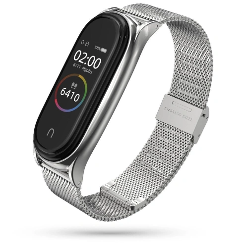 Buy Tech-Protect Milaneseband Xiaomi Mi Band 5/6 Silver - THP407SLV - {ean13} - Home Screen Store Europe