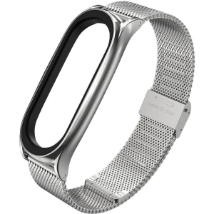 Kup Brățara Tech-Protect Milaneseband Xiaomi Mi Band 5/6 Argintie - THP407SLV - {ean13} - Sklep Home Screen