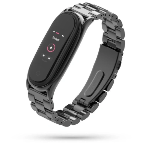Kup Náramek Tech-Protect Nerezová Xiaomi Mi Band 5/6 Černý - THP408BLK - {ean13} - Sklep Home Screen