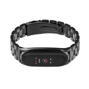 Kup Brățara Tech-Protect din inox Xiaomi Mi Band 5/6 Neagră - THP408BLK - {ean13} - Sklep Home Screen