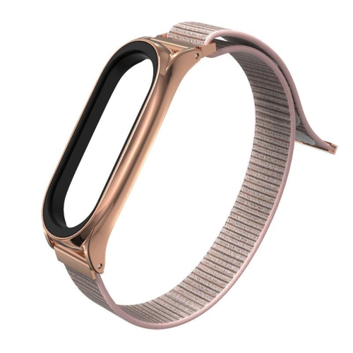 Kup Pasek Tech-Protect Nylon Xiaomi Mi Band 5/6 Rose Gold - THP410RS - {ean13} - Sklep Home Screen