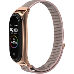 Kup Pasek Tech-Protect Nylon Xiaomi Mi Band 5/6 Rose Gold - THP410RS - {ean13} - Sklep Home Screen