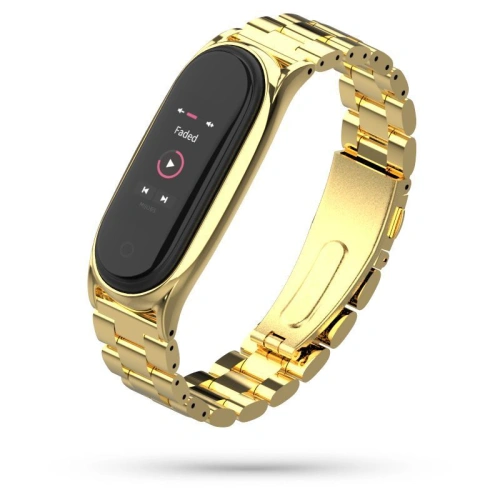 Kup Bransoleta Tech-Protect Stainless Xiaomi Mi Band 5/6 Arany - THP412GLD - {ean13} - Sklep Home Screen