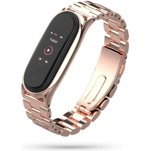 Kup Brățara Tech-Protect din oțel inoxidabil Xiaomi Mi Band 5/6 Aur roz - THP413RS - {ean13} - Sklep Home Screen