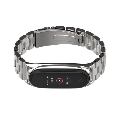Buy Tech-Protect Stainless Xiaomi Mi Band 5/6 Silver - THP414SLV - {ean13} - Home Screen Store Europe