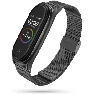 Kup Armband Tech-Protect Milaneseband Xiaomi Mi Band 5/6 Schwarz - THP417BLK - {ean13} - Sklep Home Screen