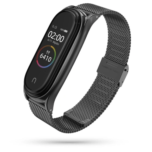 Kup Náramek Tech-Protect Milaneseband Xiaomi Mi Band 5/6 černý - THP417BLK - {ean13} - Sklep Home Screen
