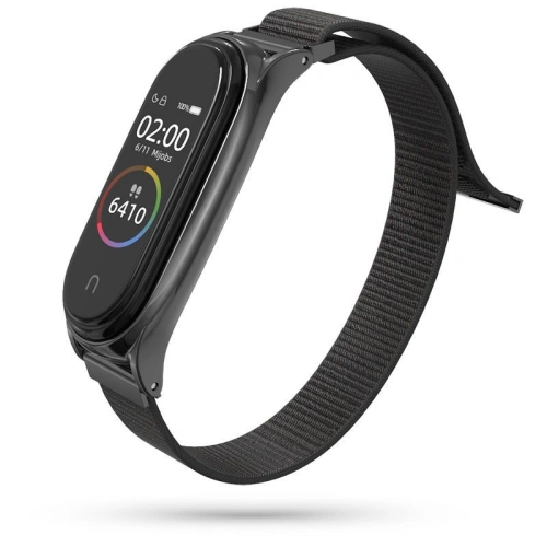 Kup Pasek Tech-Protect Nylon Xiaomi Mi Band 5/6 Fekete - THP418BLK - {ean13} - Sklep Home Screen