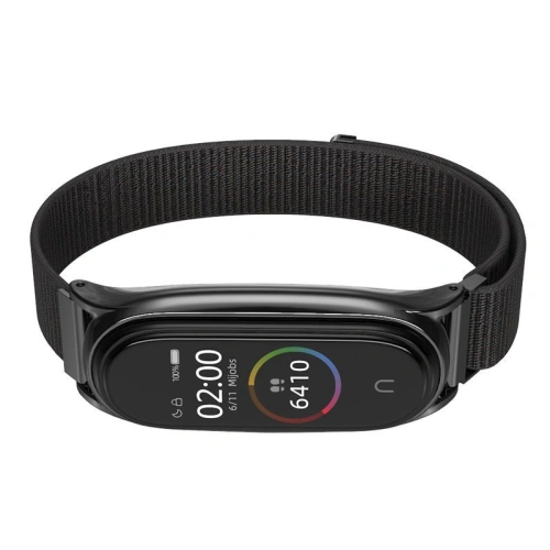 Kup Pasek Tech-Protect Nylon Xiaomi Mi Band 5/6 Fekete - THP418BLK - {ean13} - Sklep Home Screen
