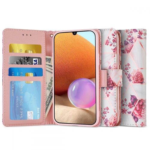 Kup Etui Tech-Protect Wallet Samsung Galaxy A32 4G Virágos Rózsaszín - THP426FLOROS - {ean13} - Sklep Home Screen